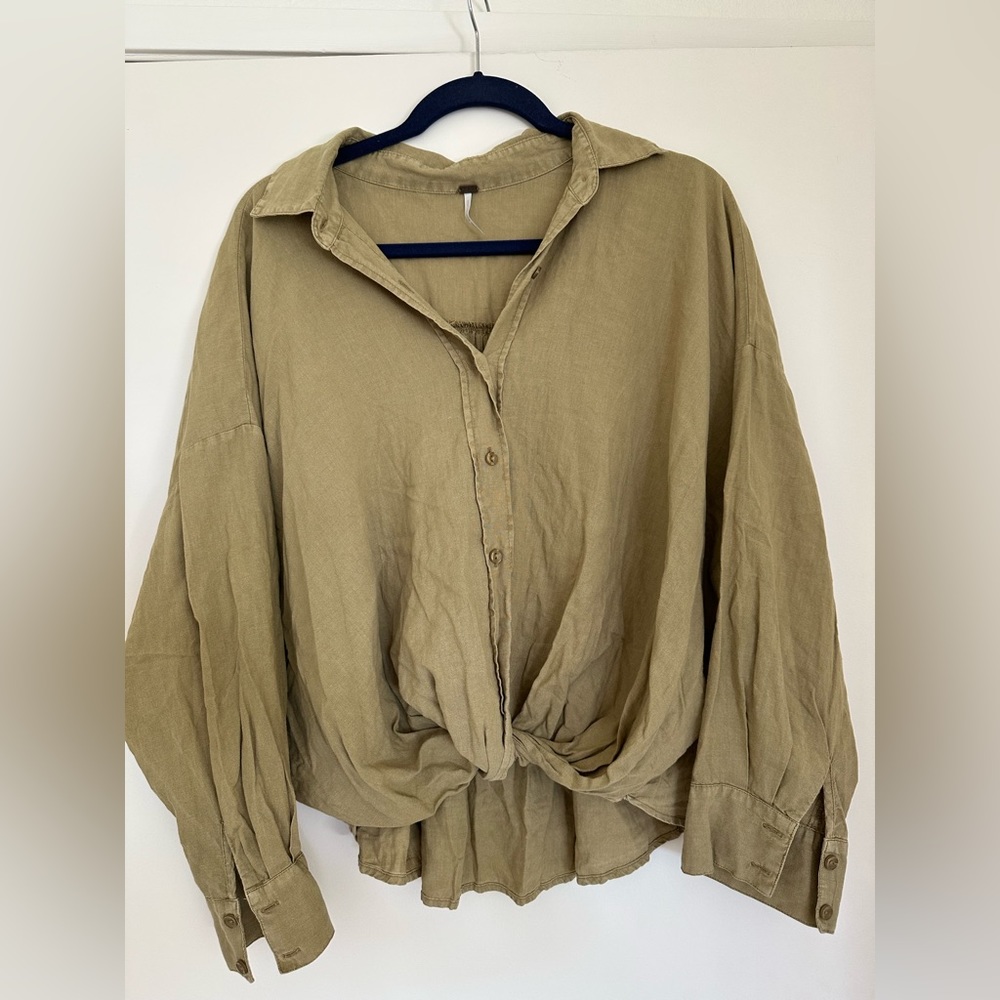 Young Fabulous Broke Long Sleeve Button Up